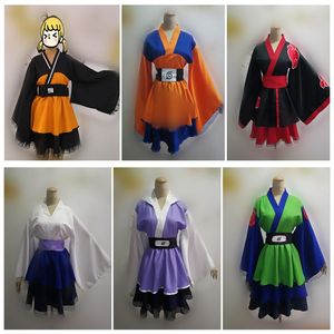 Herrspårsfall unisex cosplay kostymer lolita kjolar klär anime kostym halloweenmen's