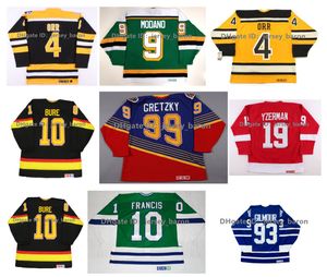 CCM Bobby Orr Bruins Jersey Stars Mike Modano Dino Ciccarelli Gordie Howe Steve Yzerman Red Wings Pavel Bure Wendel Clark Doug Gilmour Whalers Ron Franciss