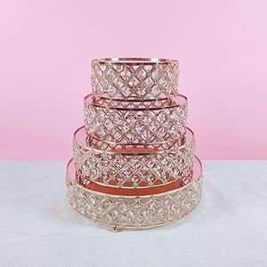 Bakeware Tools Other Piece Set Cake Stands Round Cupcake Metal Wedding Brithday Party Celebration Dessert Display Plates SilverOther