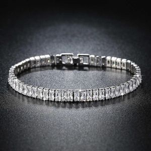 2021 Luxury prinses Cut cm Sterling zilveren armband armband voor vrouwen jubileum sieraden hele moonso S57762198