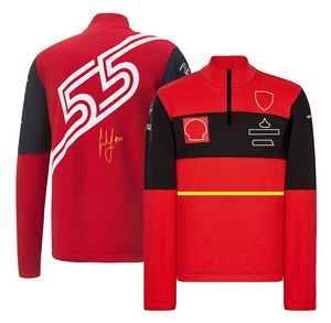 F1 Sweater 2024 Sonbahar ve Kış Sıcak Spor Hoodie Erkekler Fan Yarışı Takım Formül Formula Bir fermuar ceket 280