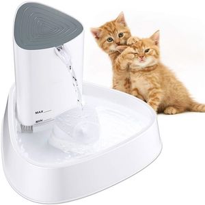 Cat Fountain 1.8L Drinking Automatic Pet Water LED Lighting Dispenser Dog Health Caring Feeder 220323