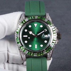 Mens Automatic Mechanical Watch Men Watches 40mm Rubber Sapphire Wristwatches Fashion Montre De Luxe