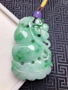 Colares pendentes Top Brand Brand Hollow Cardened Hand Jade Colar Jade Women Emerald Pingents JewelryPenda