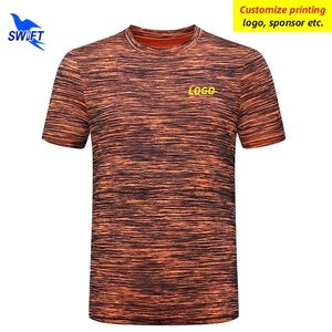 Personalize o verão respirável camiseta de corrida rápida seca camisa de manga curta Plus Tamanho M 8xl Gym Fitness Sportswear Tops 220704