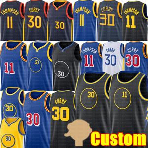 Jersey Nba großhandel-2021 New Stitched Men s Stephen Curry Basketball Jerseys Klay Thompson James Wiseman Golden State Warriors nba sports shirt high quality jersey