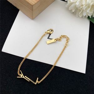 Bracelet Designers Women Gold High Quality Love Bracelet Luxury Jewelry Letter Pendant Y Bracelet For Woman Charm Party Accessories Links
