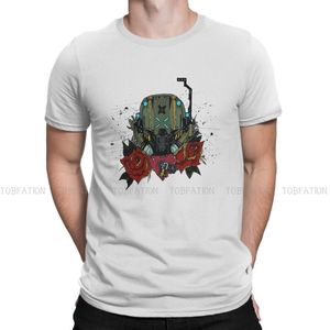 Męskie koszulki Pilot Piękno kwiatowej mody Tshirty Titanfall Mecha i science fiction Men Graphic Fabric Streetwear Tshirtmen's