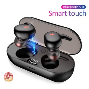 Q2 TWS Bluetooth Earchephone 5.0 Bezprzewodowy zestaw słuchawkowy bez wodoodporne słuchawki stereo głębokie słuchawki douszne