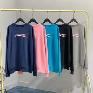 Frankreich Balencaiga Designer Männer Hoodie lose gedruckt reine Baumwolle Hoodies für Frauen Paris Sweatshirts 7 Farbe Top Qualität plus Größe 2XL 3XL 4XL 5XL