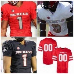 NIK1 NCAA Kolej Formaları UNLV Rebels 12 Randall Cunningham 3 Lexington Thomas 6 Max Gilliam 8 Charles Williams Özel Futbol Dikişli