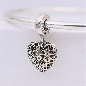 Shine Gate of Love Dangle Charm 925 Silver Pandora Charms for Bracelets DIY Jewelry Making kits Loose Bead Silver wholesale 767577CZ