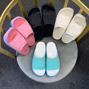 Interlocking Rubber Slippers Women's Aron Thick Sole Shoes Purple Turquoise Breathable Non-slip Slipper Home Casual Summer Emed Mules