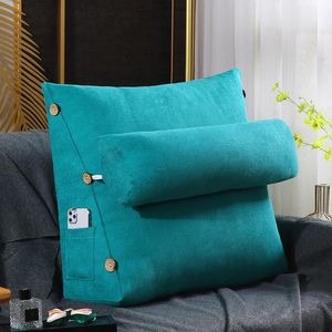 Yastık/Dekoratif Yastık Kanepe Destek Bel Yastık Lounger Okuma Lomber Arka Yatak Backrest Ofis Sandalyesi Ev Dekorcusion/Dekoratif