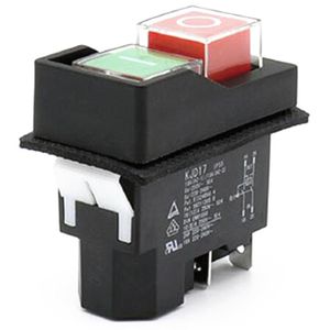 Elektromanyetik Güç toptan satış-Akıllı Ev Kontrolü IP55 Su Geçirmez Düğmesi Elektromanyetik Anahtar Pin A Başlangıç Güç Alet Makinesi Güvenliği