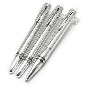 Crystal on Top Silver Lattice Roller Pen Office M Pens z numerami serii