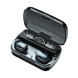 Kablosuz Kulaklıklar TWS Bluetooth 5.1 Kulaklık 2000mAH Spor Su Geçirmez Kulak Tomurcukları HIFI 9D Stereo Gürül