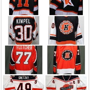 Nik1 Customize Echl Fort Wayne Komets Mens Womens Kide 49 Brent Gretzky 30 Kimpel 100% вышивка дешевые хоккейные изделия