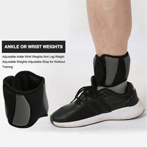 Fußgewichte großhandel-Accessoires Paar Fitness einstellbare Knöchelgelenksgewichte Armbein Gewicht Laufen kg Bänder für Trainingstraining269W