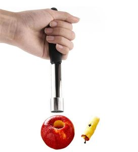 Großhandel Obst Gemüse Werkzeuge Edelstahl Kernentferner Obst Birne Corer Easy Twist Küchenwerkzeug Gadget
