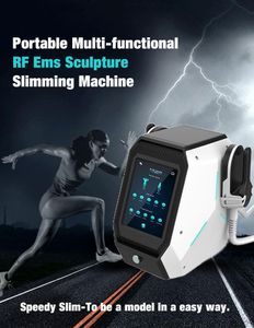 EMS Muscle Sculpt Emslim Fat Burn Body Shape Building Hi-EMT Portable Slimming Machine Stimulator skinkan lyft RF Viktförlust Skönhetssalongutrustning