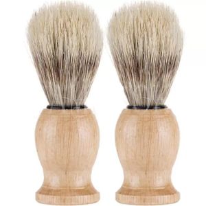 Woody Beard Brush Setole Strumento per rasoio Uomo Pennelli da barba per uomo Accessori per doccia Clean Home C0417W