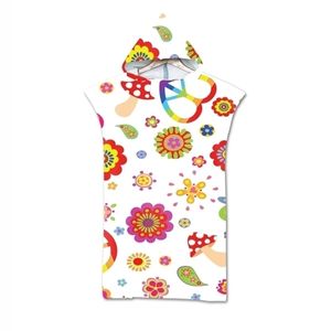 Poço de banheiro com capuz Mandala Cape Poncho para surf adultos para adultos Presente personalizado Robo de banheira de banheira 220616