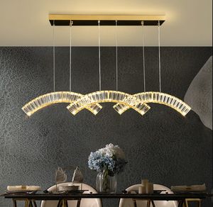 Sala da pranzo Lampadario di cristallo Modern Luxury Moon Soggiorno Nordic New Highend Design Tavolo da bar creativo