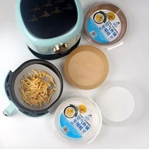 Air Fryer Disposable Paper Liner Pans Kochpapiere für Nicht-Stick-Air-Bryer-Liner Backpapier für Luftbrettöl-Sicht 0704