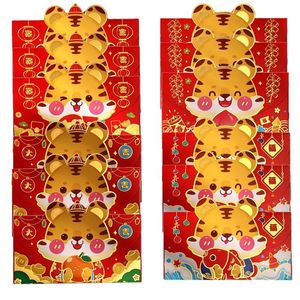 Gift Wrap 32Pcs Year Red Envelope Chinese Traditional Money Pocket Cartoon Lucky Packet Tiger AngpaoGift