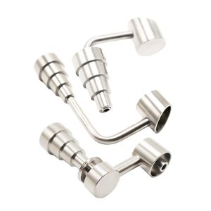 Paladin886 Acessório para fumantes Buckets Bubbler Banger Nail 6 em 1 Titanium Nails Domless Universal Male/Feminino Fit 10mm 14mm 18mm Bonga de vidro de junta