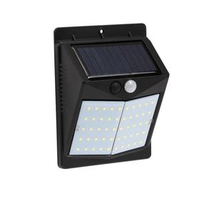 Lampade da parete solari Impermeabili 40/50 LED Pannello solare Alimentazione PIR Sensore di movimento Illuminazione da giardino per esterni