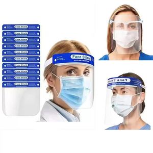 Face Shield Safety Kitchen Tools Eye Protective Cover Premium PET Anti-Fog Faceshield Anti-Splash Transparent Ptotect Mask