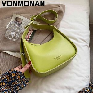 Bolsa de noite Crossbody S for Women 2022 Lemon Color ombro Casual Satchels Wide Straps Fashion Bolsa Bolsas 0623