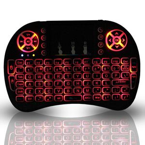 Trådlös mus 2,4g Flygluft för Android TV Box Tablet Mini Keyboard Fjärrkontroll Färgbyte