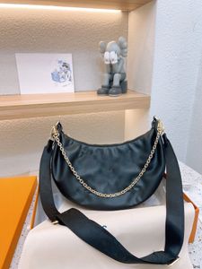 Klasyczne torby lady grochowe nadruk nadruk torba łańcucha siodła damska skóra Tambourin torebka na ramię Crossbody Bags
