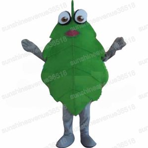 Halloween Tree Leaf Mascot Costume Najwyższa jakość Kreskówka postać karnawał unisex dorośli rozmiar świąteczny przyjęcie urodzinowe fantazyjne strój