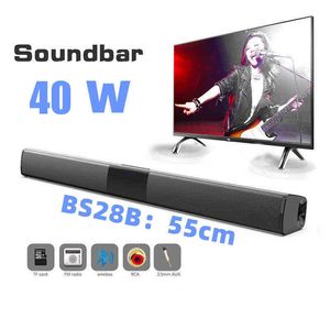 Sound Bar For TV For Computer Home Theater Bluetooth Speaker Waterproof Bass Stereo Subwoofer Support Aux Tf Column Caixa The sum J220523