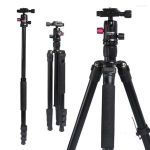 Pro Camera Tripod Leichtgewicht Aluminiumlegierung Monopod mit Ballkopf Schnellfreisetzung für SLR Tripods Loga22