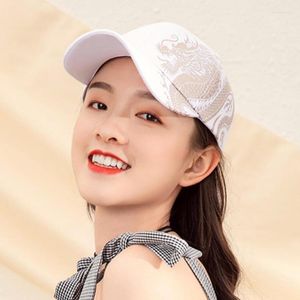 Regulowana czapka o modzie unisex swobodne baseball baseball czarny biały chiński wzór sportowy jazda na rowerze Hip Hopvisors Visorvisors Da
