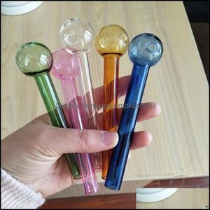 Smoking Pipes Great Pyrex Thick Clear Glass Oil Burner Tube Burning Pipe Somking Water Drop Delivery 2021 Home Garden Household Sundr Dheau