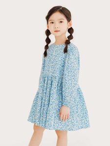 Toddler Girls Ditsy Floral Bishop Sleeve Dress SHE Children's dress