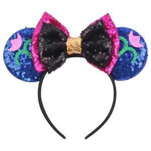 Yay Sequins Bandı Noel Sparkly Fareler Kulak Hairband Cosplay Prenses Saç Hoop Karikatür Hiairstick Parti Atmosfer Malzemeleri