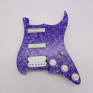 Nowy Wielofunkcyjny Podwójny kondensator White SSH Humbucker Guitar Pickups PickGuard Okablowanie Odpowiednie dla Gitara St