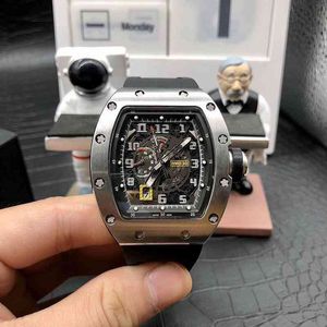 디자이너 손목 시계 Richardmill Watch 고급 남성 기계식 손목 시계 비즈니스 레저 RMS030 자동 기계 고급 스틸 테이프