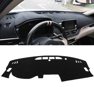 Outros acessórios de interiores Black Felt Felt Fabric Carrop Dash Dash Capa Pad Pad Caomshade Fit para Teana Altima 2022 Outros outros outros outros