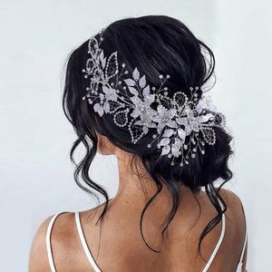 Headpieces Fine Girl Bride Wedding Hair Accessories Pageant Crown och Tiara Jewelry Headband Diamond Piece For Women Headdressheadpieces