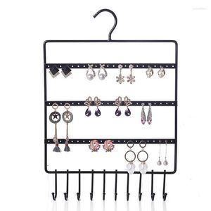 Bolsas de joias bolsas de 10 anzolas de parede do gancho Organizador pendurado colar de colar de suporte de suporte de suporte Wynn22