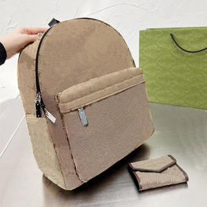 Mochilas de grife feminino para mochilas de mochila de tela bolsas escolares de luxo para meninas adolescentes impressão clássica de grande capacidade