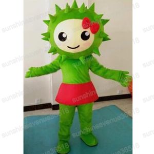 Halloween Durian Mascot Costume Cartoon Tema Personagem Carnaval Festival Dresses Fantasia Dresso de Festa de Festa de Automotores ao ar livre de Natal